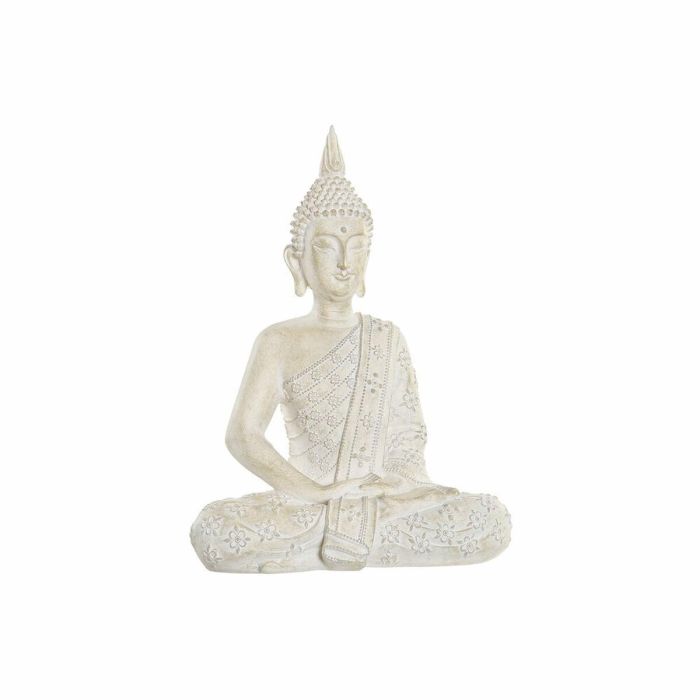 Figura Decorativa DKD Home Decor Buda Blanco Resina (30 x 17 x 41 cm)