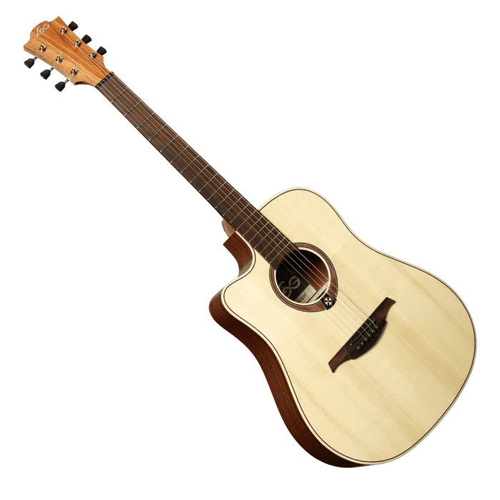 LAG Guitarra Electro-Acustica Dreadnought Cutaway Natural Zurdos Tapa Abeto Engelmann Macizo 2 LAG Guitarra Electro-Acustica Dreadnought Cutaway Natural Zurdos Tapa Abeto Engelmann Macizo 2