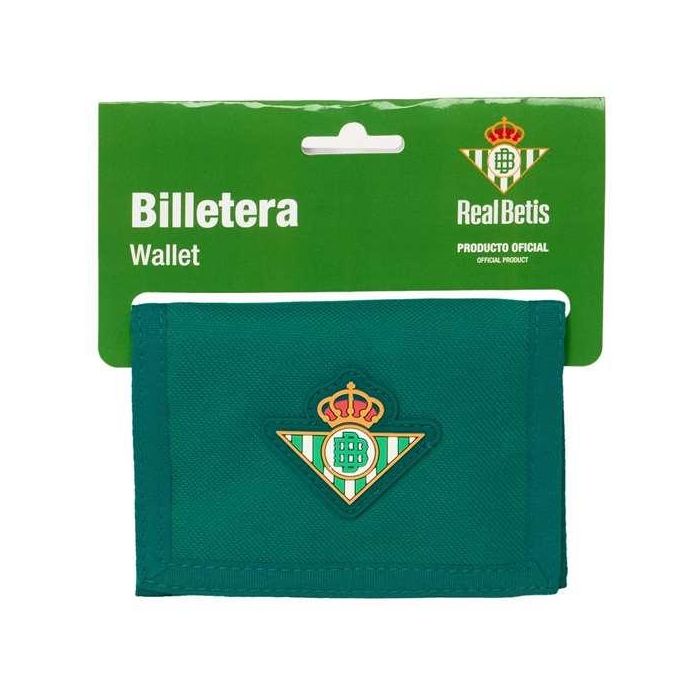 Safta Billetera con Cabecera Resistente al Agua Real Betis Balompié 12,5x9,5x1 cm