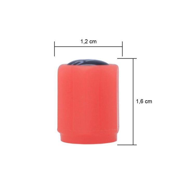 Tapones Valvula Led Rojo OCCLEV001 2