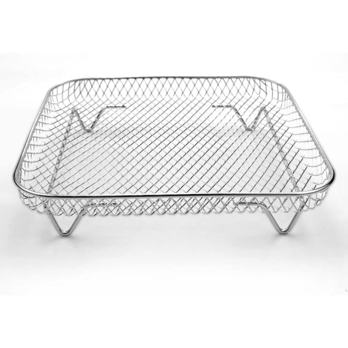 Rejilla para Freidora de Aire Apilable Cuadrada 20 cm Quttin - Inde (12 Unidades) 12 Rejilla para Freidora de Aire Apilable Cuadrada 20 cm Quttin - Inde (12 Unidades) 12