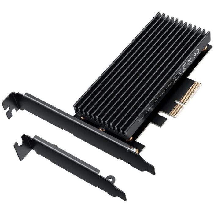 GrauGear Tarjeta PCI Express 4.0 para M.2 NVMe SSD Adaptador Interno Negro - G-M2PCI01