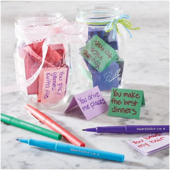 PAPER MATE Faserschreiber Flair M 0.7mm 16er Etui sortiert Blister 6