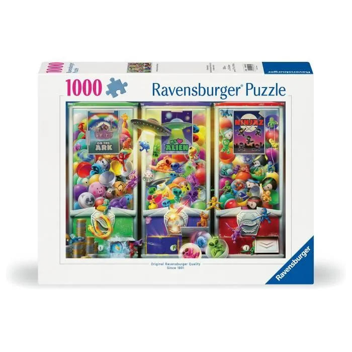 Ravensburger 12001482 Puzzle de 1000 piezas Animales, extraterrestres y ninjas a partir de 14 años de alta calidad 1