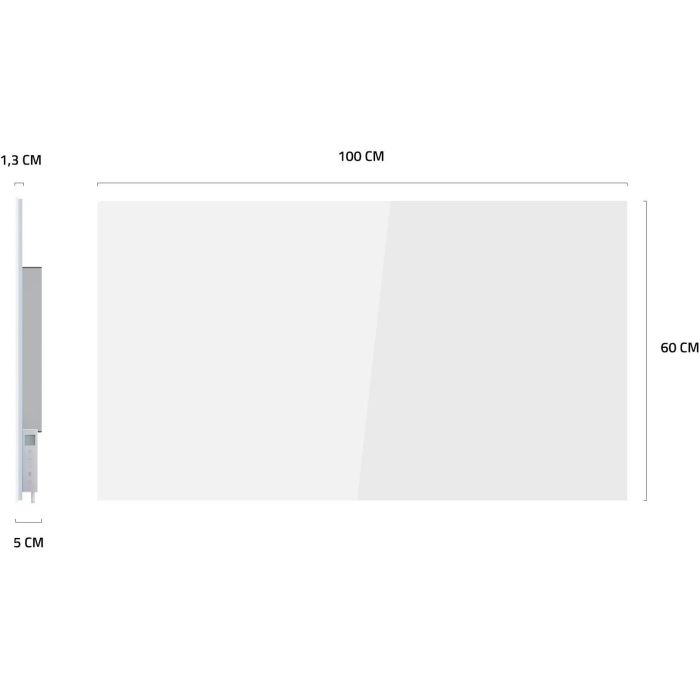 Hombli smartes Infrarot Glas Heizpanel 2024 600W weiß 2 Hombli smartes Infrarot Glas Heizpanel 2024 600W weiß 2