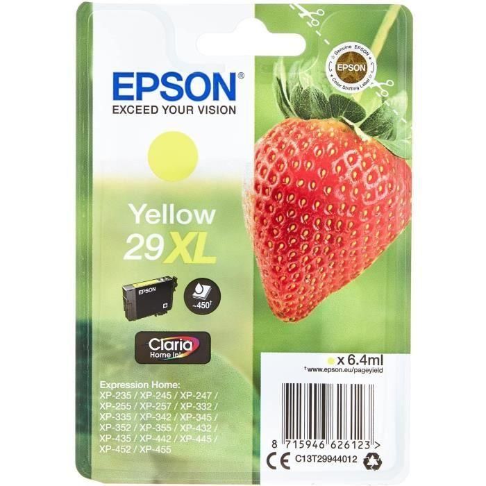 EPSON Expression Home XP-235 Cartucho Amarillo 29XL 1 EPSON Expression Home XP-235 Cartucho Amarillo 29XL 1