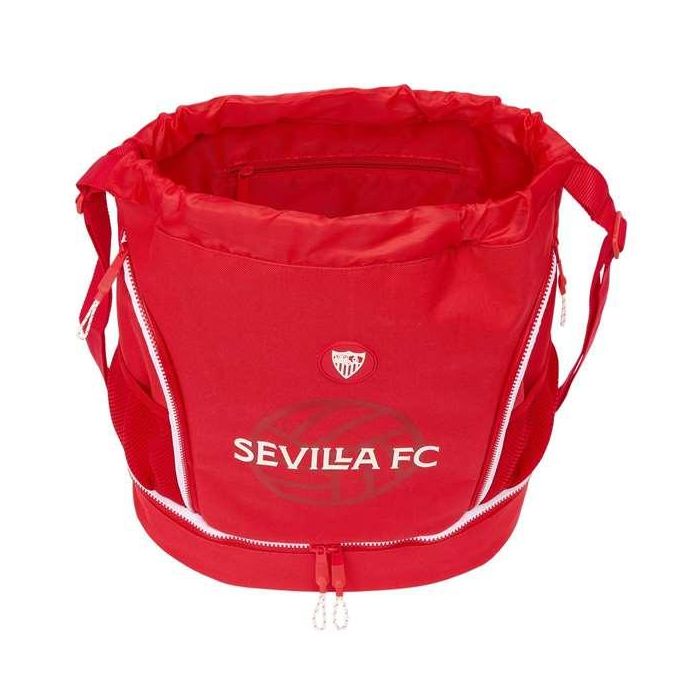 Bolsa Mochila con Cuerdas Sevilla Fútbol Club Rojo 35 x 40 x 1 cm 3