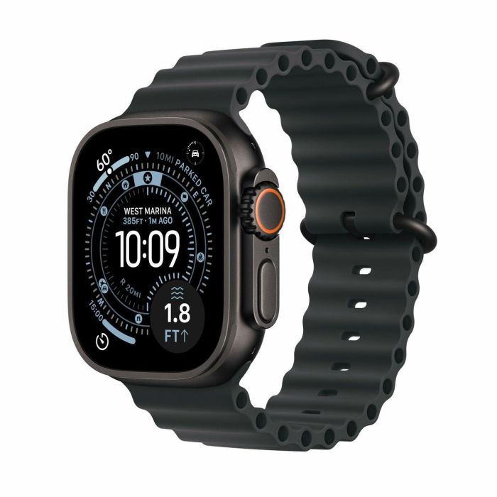 Apple Watch Ultra 3 Titanium Cellular 49mm Negro con Correa Ocean Negra 2 Apple Watch Ultra 3 Titanium Cellular 49mm Negro con Correa Ocean Negra 2