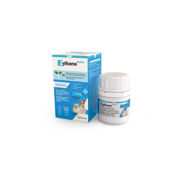 Vetoquinol Zylkene Plus 75 mg 30 Capsulas <10 kg Perro-Gato