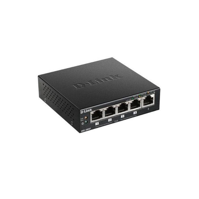 D-Link Switch DGS-1005P 5 Puertos Gigabit RJ-45 10/100/1000 PoE 60W 0 D-Link Switch DGS-1005P 5 Puertos Gigabit RJ-45 10/100/1000 PoE 60W 0