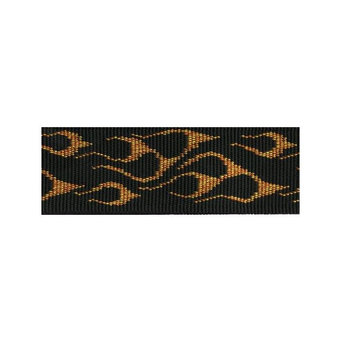 Correa Guit/ Bajo Jacguard - Poly 2" - Amarillo Flameado Correa Guit/ Bajo Jacguard - Poly 2" - Amarillo Flameado