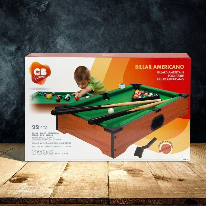 Billar de Sobremesa CB Games 51 x 9 x 31 cm (2 Unidades) 1