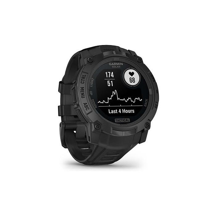 Garmin Instinct® 3 Solar Tactical Edition - Reloj Inteligente GPS, 50 mm, Pantalla AMOLED Táctil, Energía Solar, 40 Días Batería, Negro, Unisex Garmin Instinct® 3 Solar Tactical Edition - Reloj Inteligente GPS, 50 mm, Pantalla AMOLED Táctil, Energía Solar, 40 Días Batería, Negro, Unisex