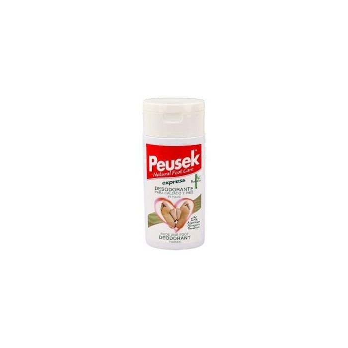 Peusek Express Desodorante en Polvo para Pies y Calzado 40g - Elimina Mal Olor en Zapatillas Deportivas