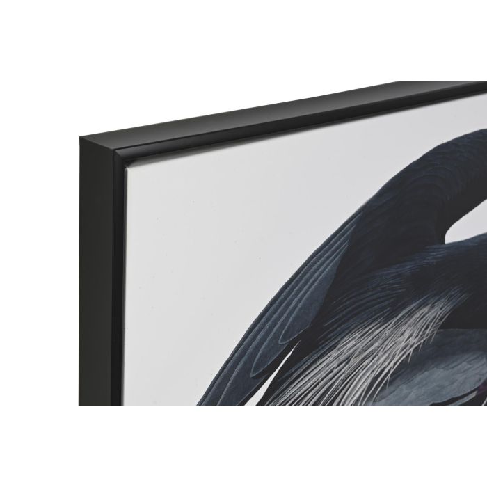 DKD Home Decor Cuadro Oriental Garza de Lienzo y Ps Multicolor 93x63 cm (2 Unidades) 1 DKD Home Decor Cuadro Oriental Garza de Lienzo y Ps Multicolor 93x63 cm (2 Unidades) 1
