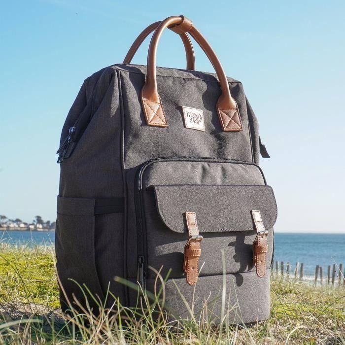 Bolso cambiador - THERMOBABY - ESCAPADE - Elegante y funcional 1 Bolso cambiador - THERMOBABY - ESCAPADE - Elegante y funcional 1
