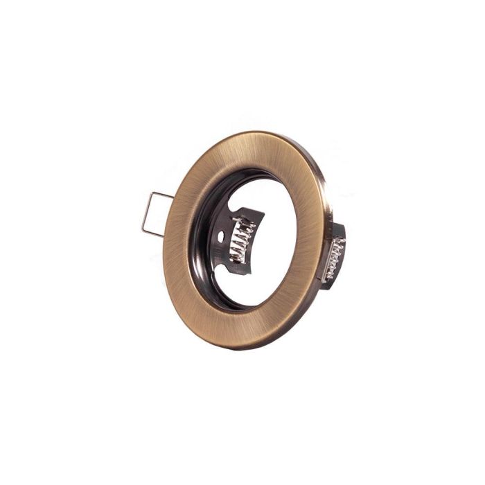 Aro Foco Downlight Circular "Sara" Acero 81mm - Latonado Aro Foco Downlight Circular "Sara" Acero 81mm - Latonado