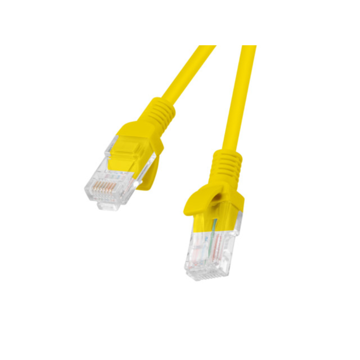 Lanberg Cable Red Latiguillo Cat.6 U/UTP No Apantallado Amarillo 150cm
