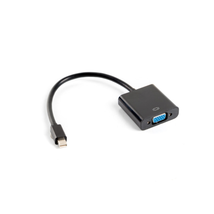 Lanberg Adaptador Mini DisplayPort Macho a VGA Hembra, 20cm, Resolución 1920x1200