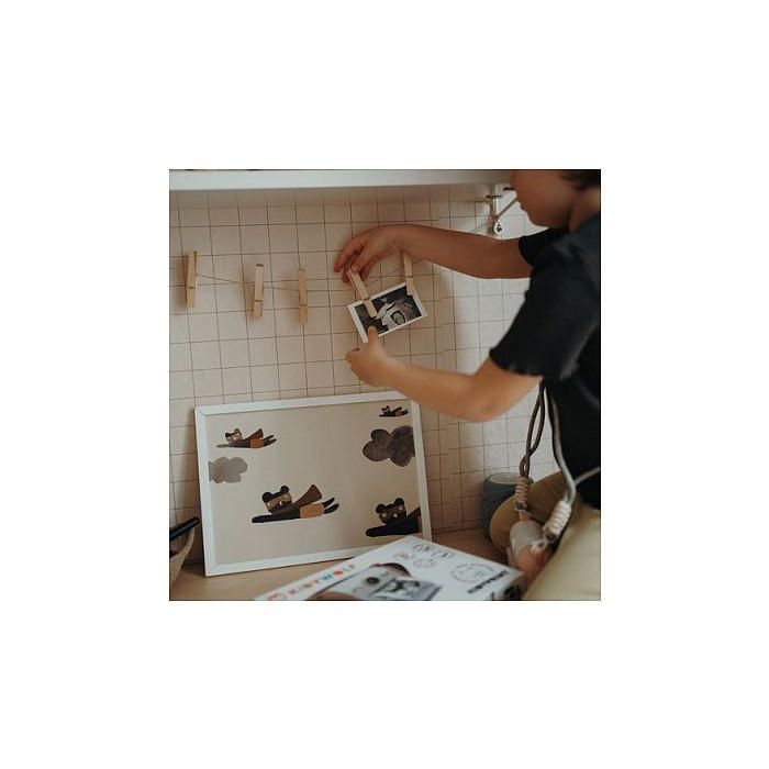 Kidywolf Sofortbildkamera e Impresora Instantánea para Niños, Cámara Digital Infantil con Pantalla 2.4", 8 MP, SD, USB-C - Verde y Blanco 13