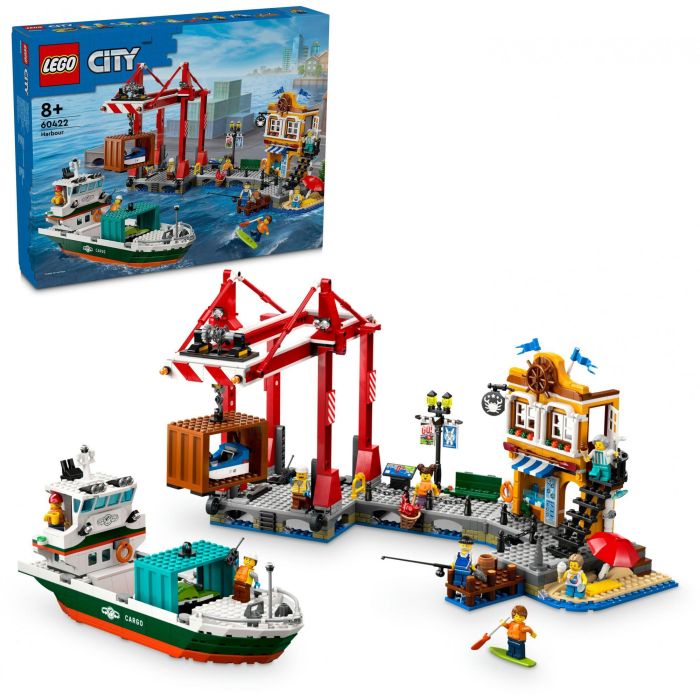LEGO 60422 City El Puerto y el Barco Mercante, juguete de construcción para 8+ años 2 LEGO 60422 City El Puerto y el Barco Mercante, juguete de construcción para 8+ años 2