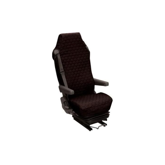 Funda universal para asiento de camioneta de algodón acolchado negro 1 Funda universal para asiento de camioneta de algodón acolchado negro 1