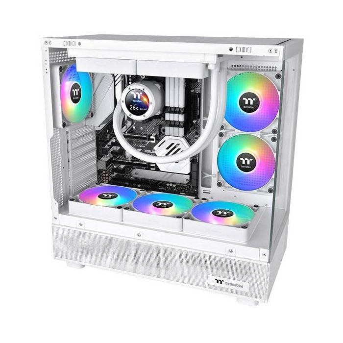 Thermaltake CT140 Reverse ARGB Ventilador 14cm para Carcasa PC Blanco, Iluminación ARGB, 500-1800 RPM, 94.95 CFM (2 unidades) 4 Thermaltake CT140 Reverse ARGB Ventilador 14cm para Carcasa PC Blanco, Iluminación ARGB, 500-1800 RPM, 94.95 CFM (2 unidades) 4