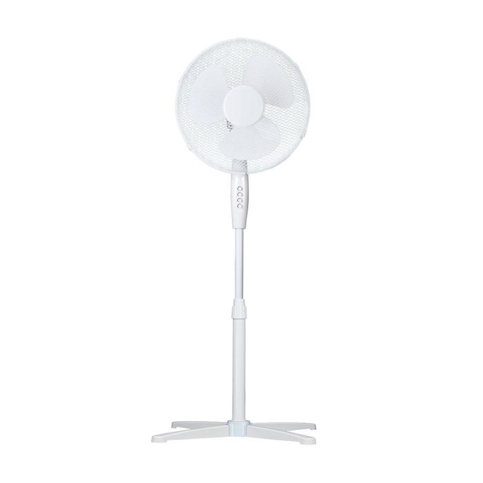 Ventilador de pie 45 W, ø40 cm, 3 velocidades, blanco 0 Ventilador de pie 45 W, ø40 cm, 3 velocidades, blanco 0