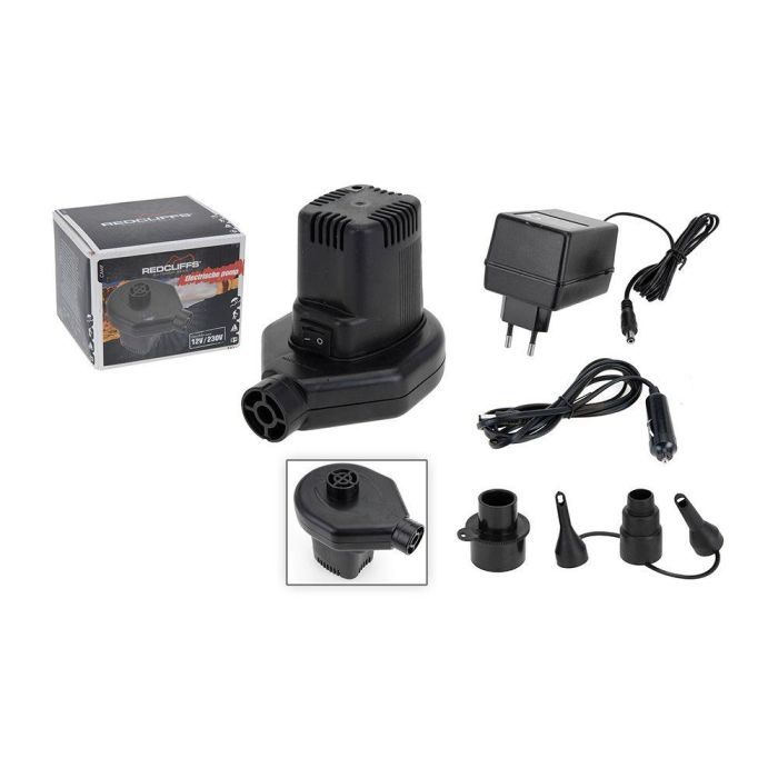 Redcliffs Bomba de Aire Eléctrica 12V/230V para Camping, Colchonetas y Balones Redcliffs Bomba de Aire Eléctrica 12V/230V para Camping, Colchonetas y Balones