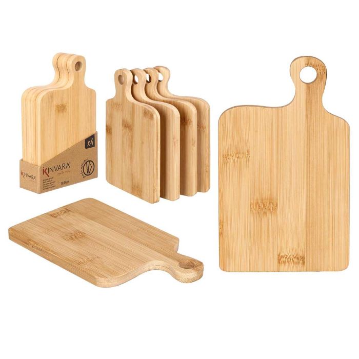 Set 4 Tablas Bambú 18.5x11.5 cm Kinvara (12 Unidades) Set 4 Tablas Bambú 18.5x11.5 cm Kinvara (12 Unidades)