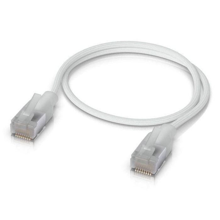 Ubiquiti Premium, Cat 6A, RJ45/RJ45, 10 GbE, PoE++, translucent/white, braided, 0.3 m 1 Ubiquiti Premium, Cat 6A, RJ45/RJ45, 10 GbE, PoE++, translucent/white, braided, 0.3 m 1