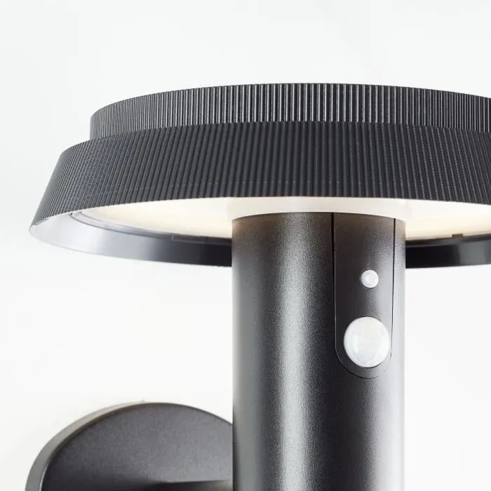 Brilliant BRI4004353437823 Aplique de Exterior LED y Solar con Detector de Movimiento - Metal y Plástico - 4 W - Negro 2