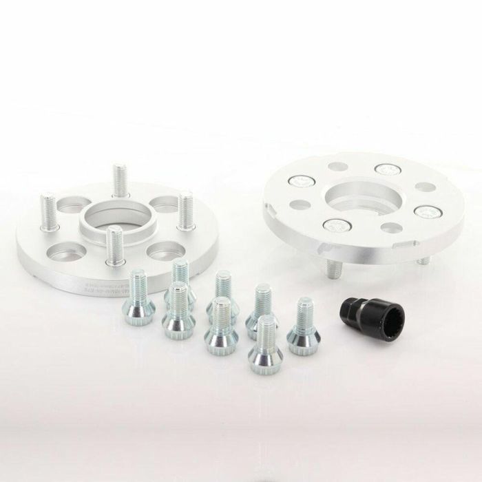 Japan Racing Adaptadores de llanta JRWA1-15MM-5L-57S, 15 mm, PCD 5x112, centro 57.1, color plata