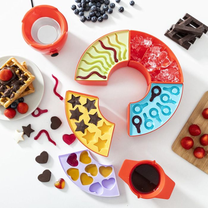 Máquina para Hacer Gominolas y Fondue de Chocolate 2 en 1 Yupot InnovaGoods 14 Máquina para Hacer Gominolas y Fondue de Chocolate 2 en 1 Yupot InnovaGoods 14