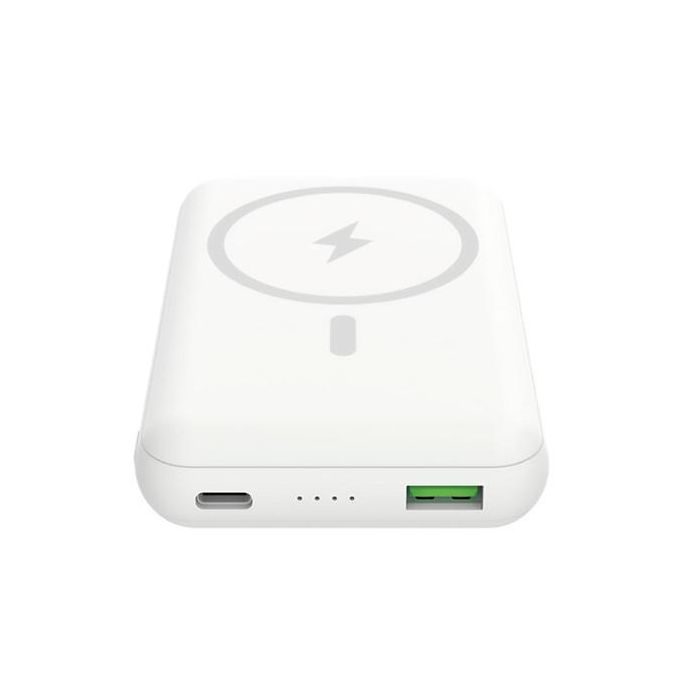 Celly Cargador Power Bank Inalambrico Compatible Magcharge 10K Mah Blanco Celly Cargador Power Bank Inalambrico Compatible Magcharge 10K Mah Blanco