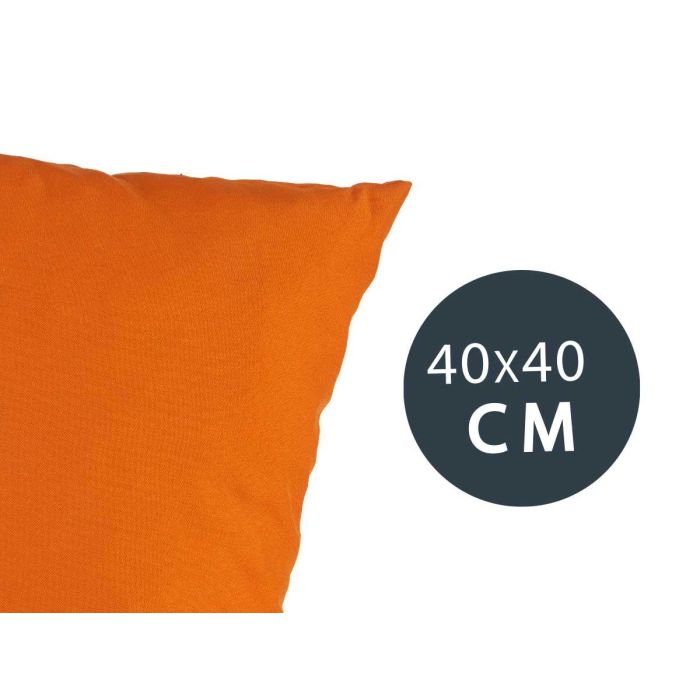 Cojín Relleno 40x40 cm Naranja - Giftdecor | Algodón y Poliéster (12 Unidades) 3 Cojín Relleno 40x40 cm Naranja - Giftdecor | Algodón y Poliéster (12 Unidades) 3