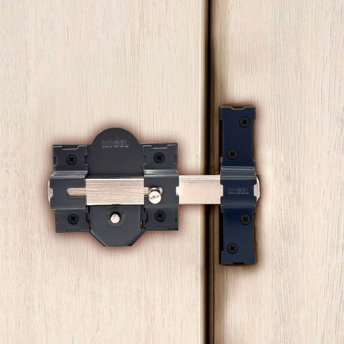 Cerrojo de seguridad Micel crr12 86b/50 mm Acero Gris 50 mm Sobreponer 3