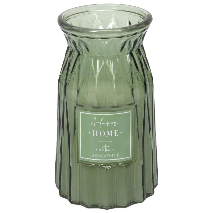 Home Deco Factory Vela Perfumada Jarrón Colección Bougie Cera 550g Duración 100h Altura 18 cm 6