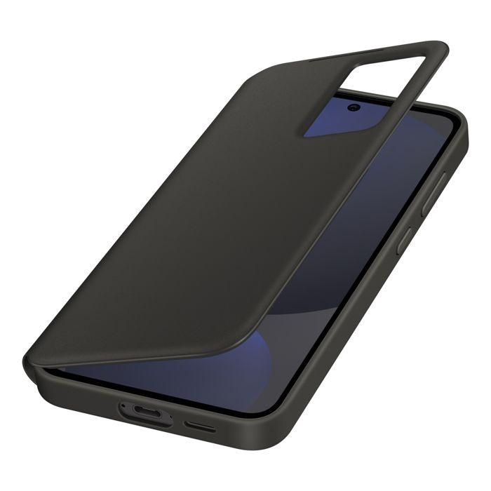 Samsung SAM1728654645220 Funda Smart View para Galaxy S24 FE con tarjetero, color negro 2