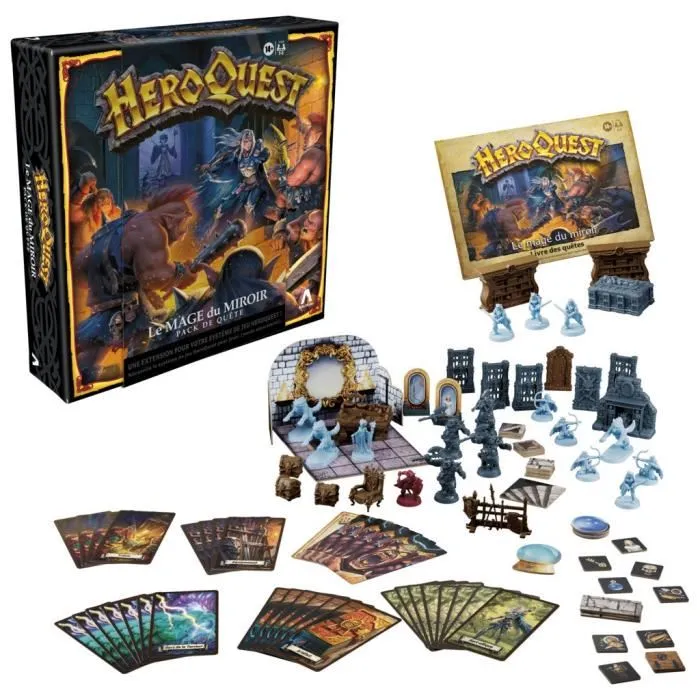 Hasbro Gaming HAS5010994203290 Heroquest Quet Pack Le Mage du Miroir - Juego de roles - Juego de Plateau - Heroquest Game System requerido 1