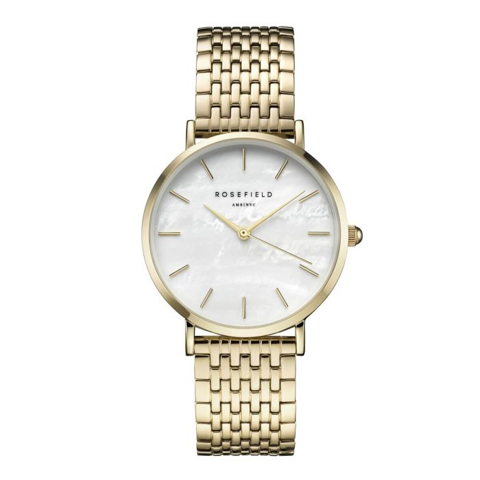 Reloj Mujer Rosefield UEWG-U21 Blanco Oro 7