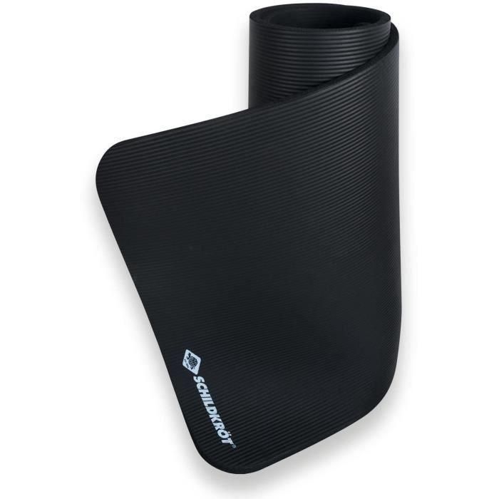 Schildkröt Fitness esterilla de fitness 15 mm 183 x 61 cm caucho negro Schildkröt Fitness esterilla de fitness 15 mm 183 x 61 cm caucho negro