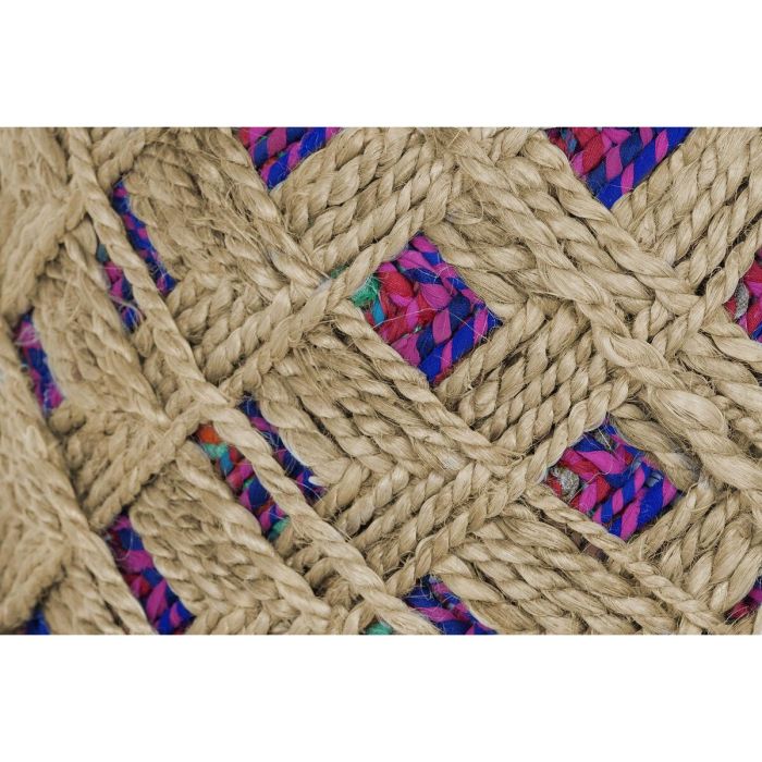 Reposapiés Home ESPRIT Marrón Multicolor Yute 40 x 40 x 45 cm 1 Reposapiés Home ESPRIT Marrón Multicolor Yute 40 x 40 x 45 cm 1