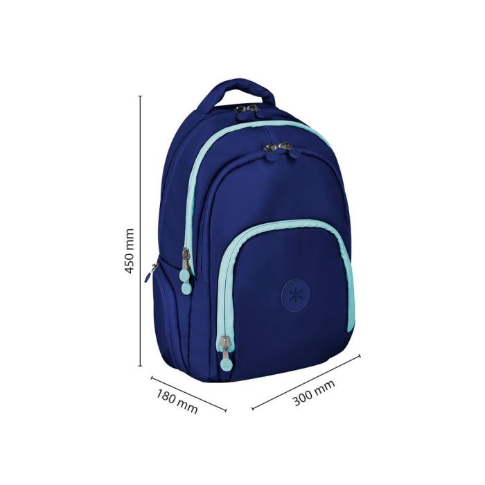 Mochila Antartik Multibolsillo 19 L Compartimento Para Portatil Y Tablet Color Azul Marino 450 X 160 X 300 mm 1