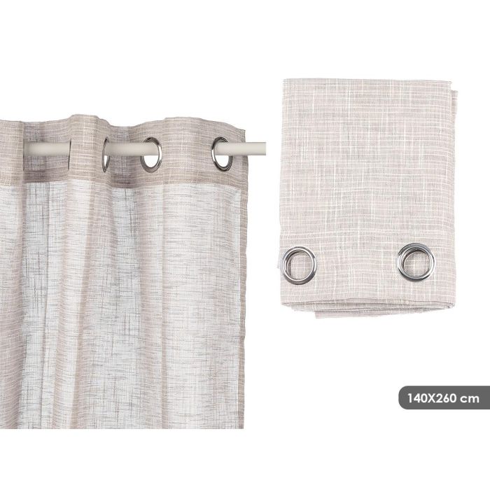 Giftdecor Cortina Gris Rayas, 24x5x36 cm, Tamaño 140x260 cm (6 Unidades) Giftdecor Cortina Gris Rayas, 24x5x36 cm, Tamaño 140x260 cm (6 Unidades)