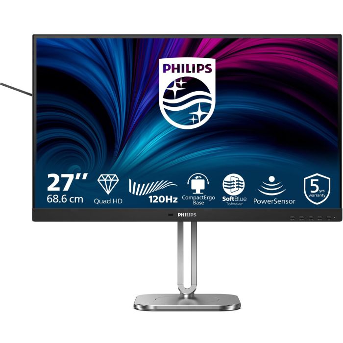 PHILIPS 68,58cm 27Z 2560x1440 120Hz IPS Flat H/A 150 MM TUV EyeSafe certified USB HUB SPEAKERS Power/Light sensor DP 2xHDMI 350cd/m2 0 PHILIPS 68,58cm 27Z 2560x1440 120Hz IPS Flat H/A 150 MM TUV EyeSafe certified USB HUB SPEAKERS Power/Light sensor DP 2xHDMI 350cd/m2 0