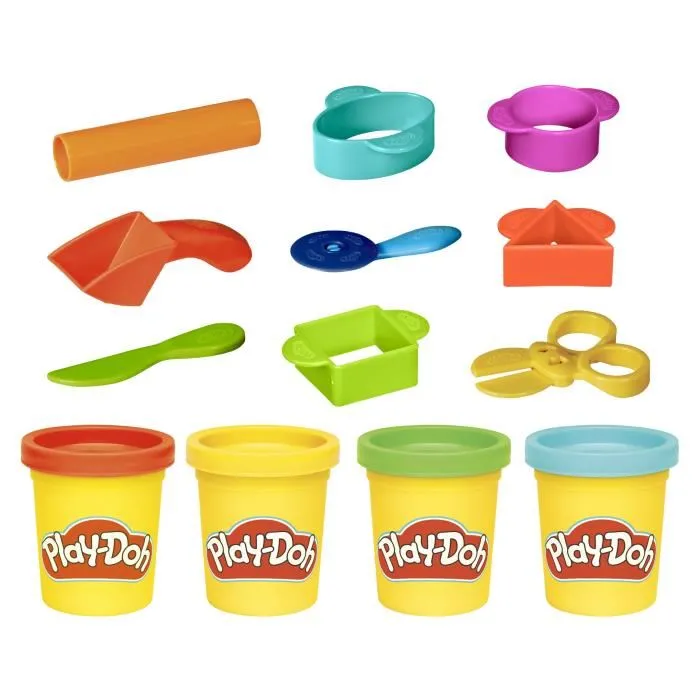 Hasbro HASB11695L0 Mi Primer Kit con 4 botes de plastilina Play-Doh para niños de 3 años en adelante 1