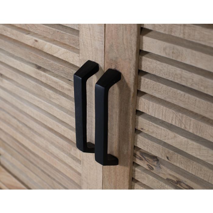 Giner y Colomer Aparador Madera Maciza de Mango 200 cm Natural 4 Giner y Colomer Aparador Madera Maciza de Mango 200 cm Natural 4