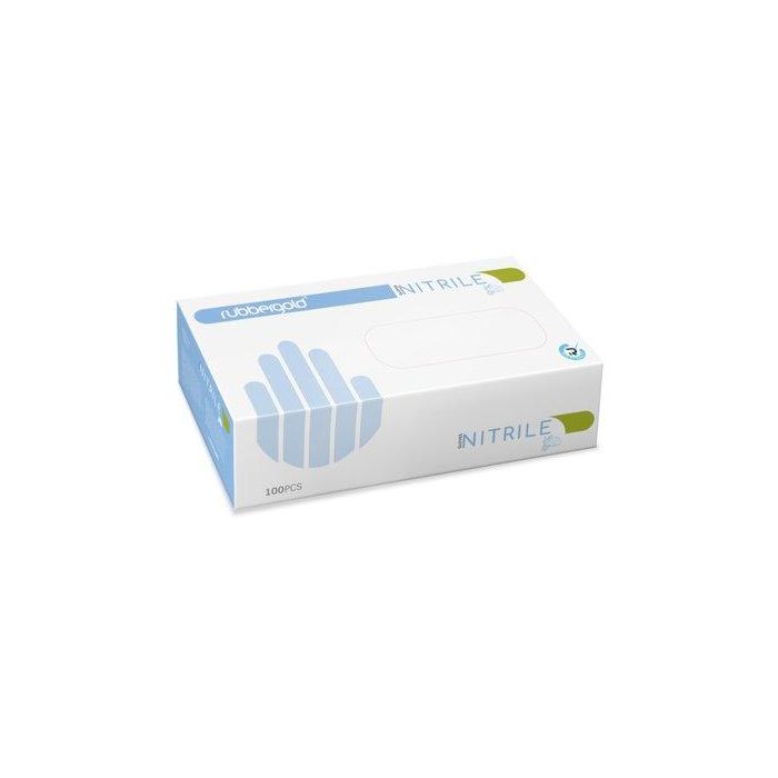 Guantes Rubbegold Nitrilo Talla S Caja De 100