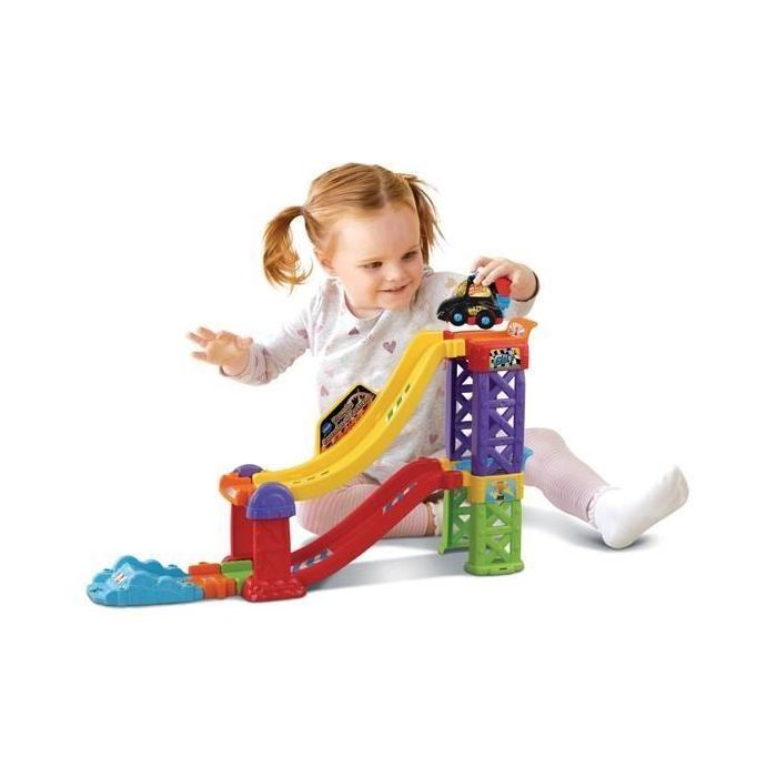 VTech 527505 - Tut Tut Bólidos - Trampolín Cascadas Extremas con Lucas, Rey del Campeonato - Juguete para Niños 1-5 Años 1